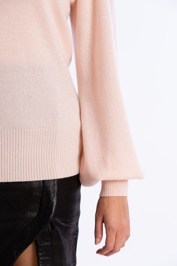 Belle Sleeve Cashmere Sweater