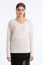 V-Neck Slouchy Cashmere Sweater