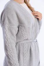Cable Cashmere Cardigan