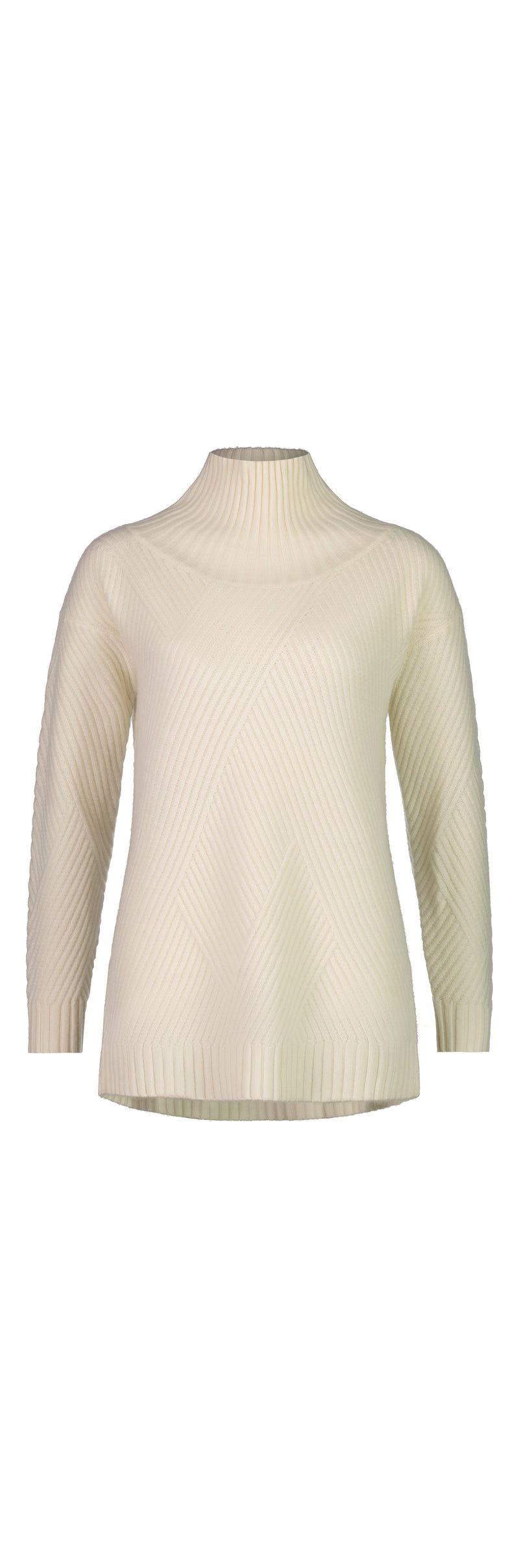 Diagonal Superluxe Cashmere Sweater
