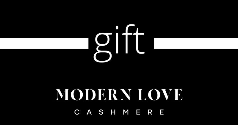Modern Love Cashmere Gift Card